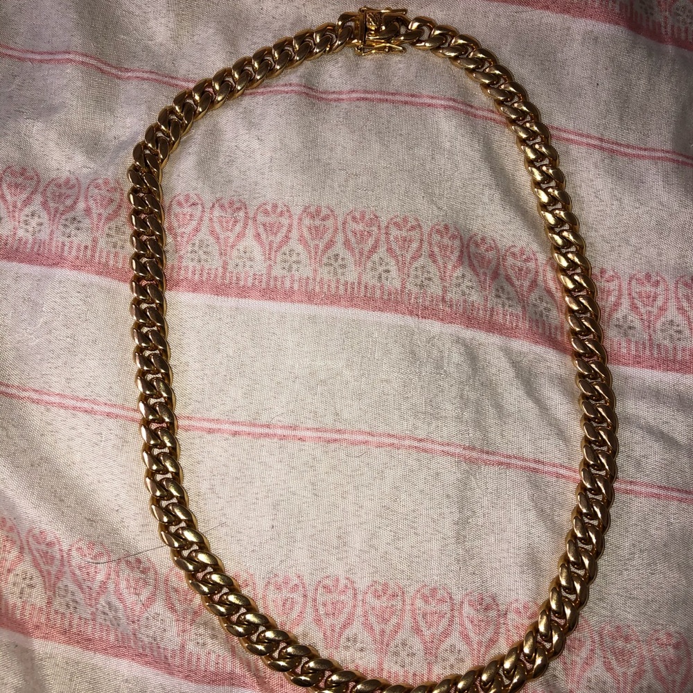 18 inch Cuban Link Gold Chain